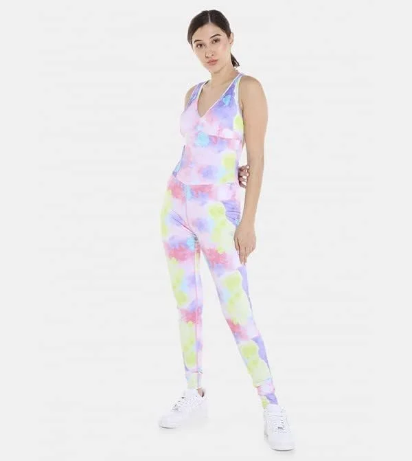 سرهمی ورزشی زنانه با طرح چاپی چندگانه - سایز M