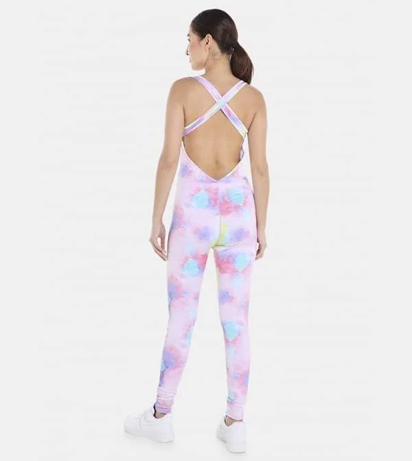 سرهمی ورزشی زنانه با طرح چاپی چندگانه - سایز M