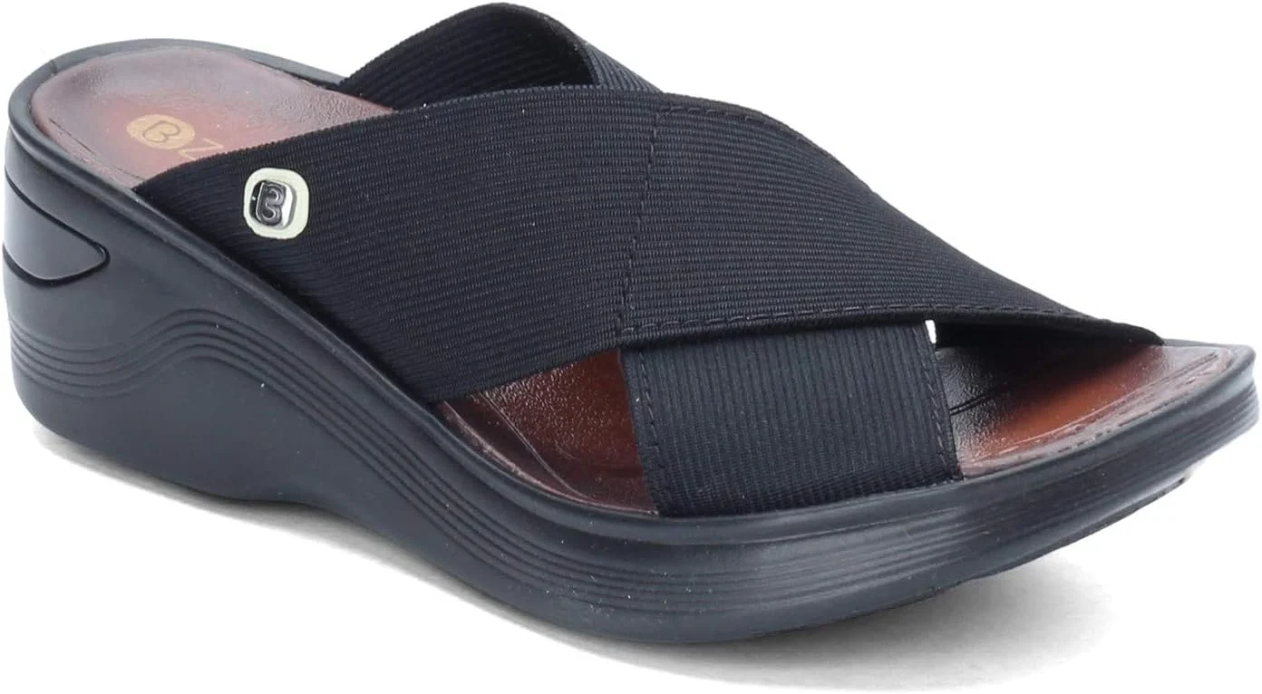 صندل اسلاید زنانه بیز مدل Desire، پارچه کشی مشکی، سایز 38.5 اروپا