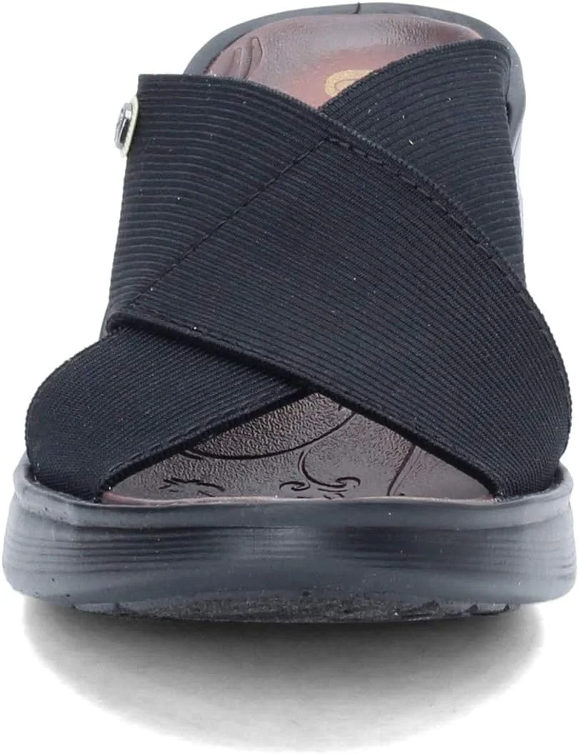 صندل اسلاید زنانه بیز مدل Desire، پارچه کشی مشکی، سایز 38.5 اروپا