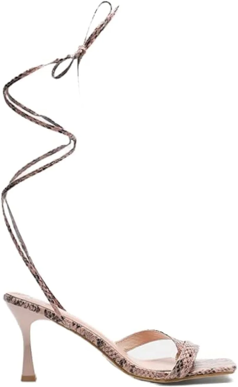 صندل پاشنه بلند بندی زنانه آیلا - سایز 35