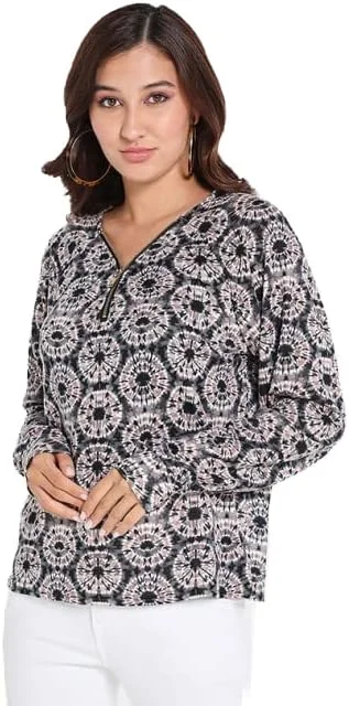 تاپ طرح‌دار زنانه دریپ سایز M چند رنگ 1234562968624