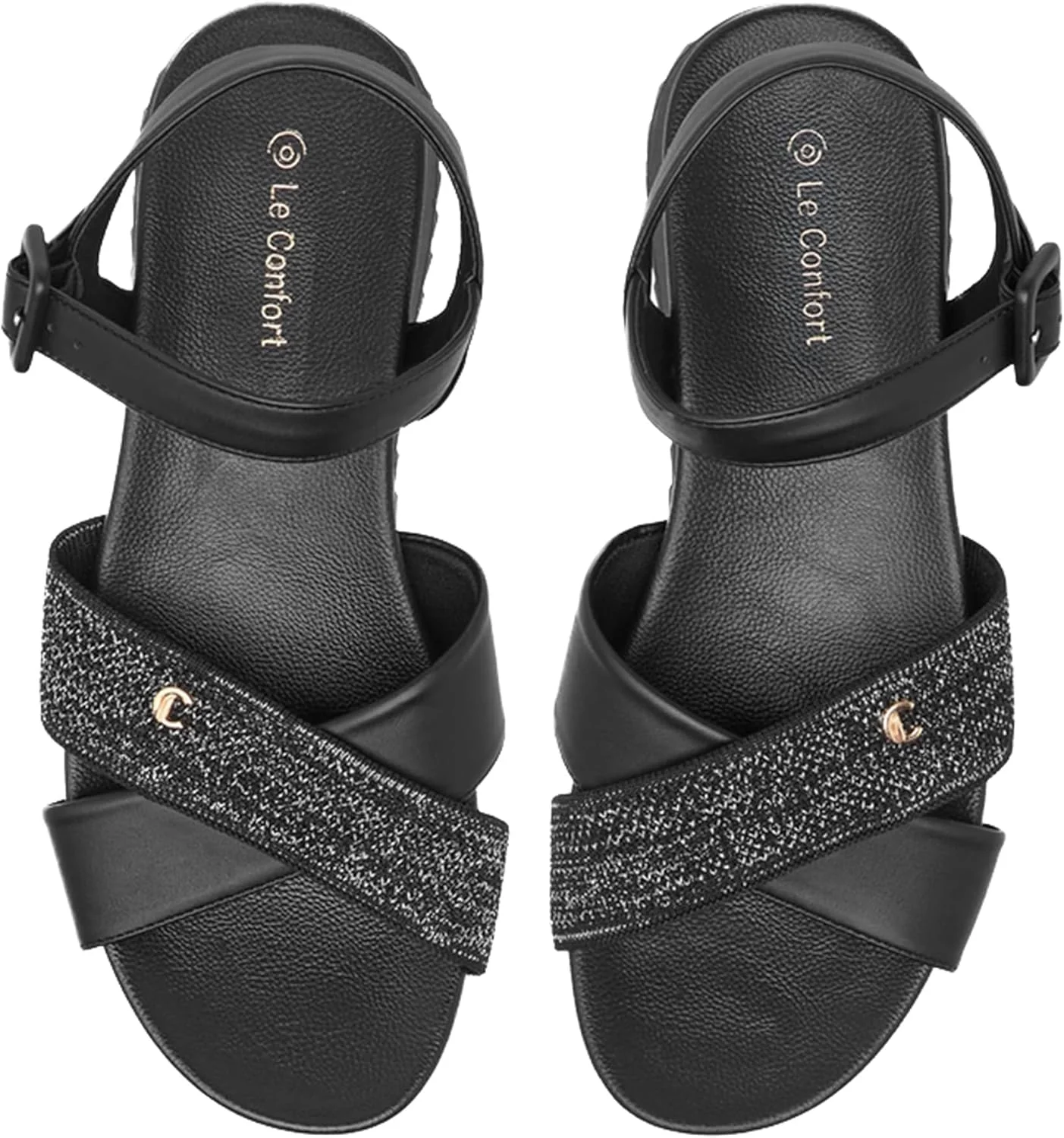 صندل های بند ضربدری بافت دار زنانه Le Confort مدل R23Aw00981 با سگک