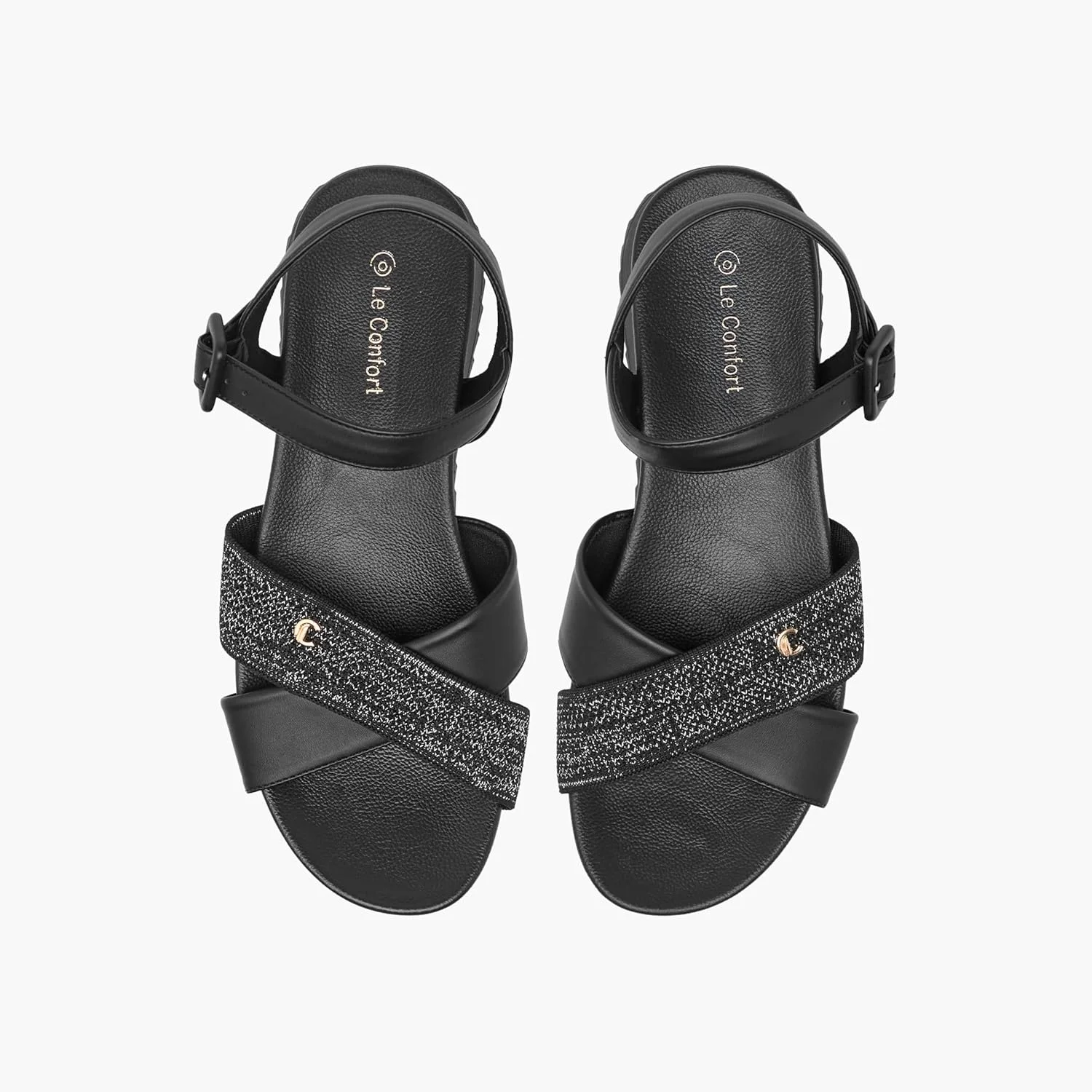 صندل های بند ضربدری بافت دار زنانه Le Confort مدل R23Aw00981 با سگک