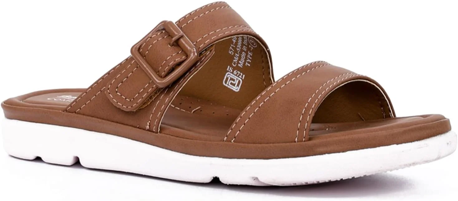 صندل های تخت دو بندی راحت زنانه Bata Comfit