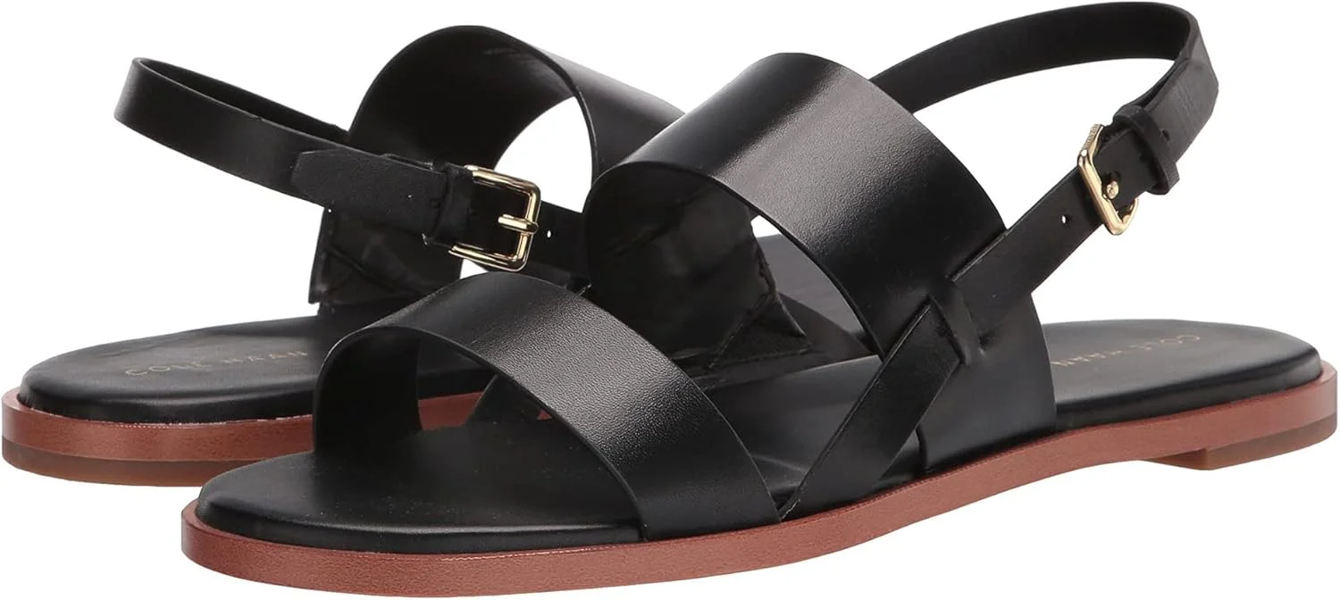 صندل تخت زنانه کول هان مدل Flynn چرم مشکی سایز 39 اروپا