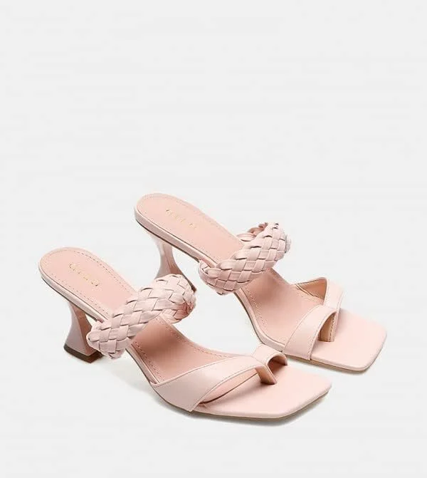 صندل پاشنه بلند زنانه آیلا با دو بند