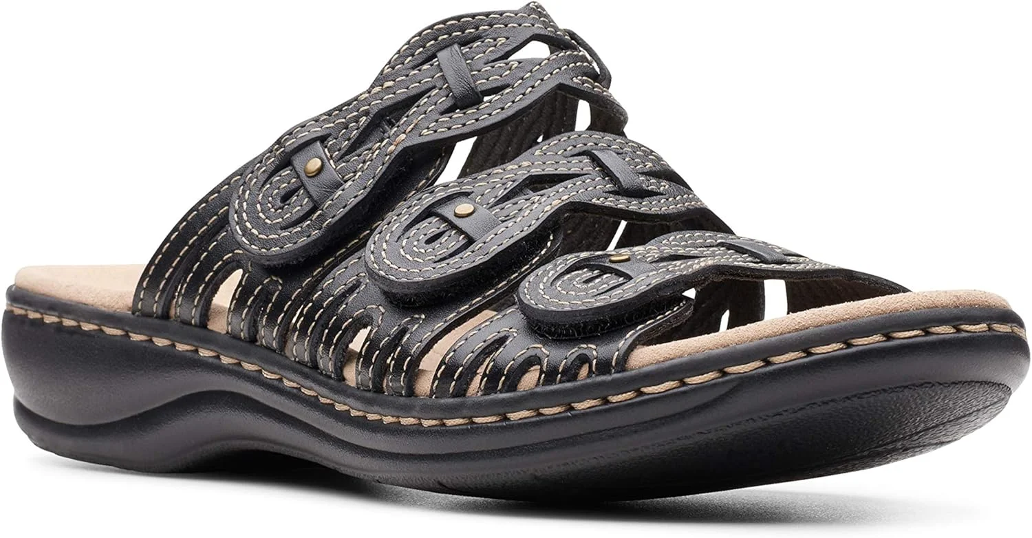 صندل های زنانه با پنجه بسته کلارکس مدل Leisa Faye