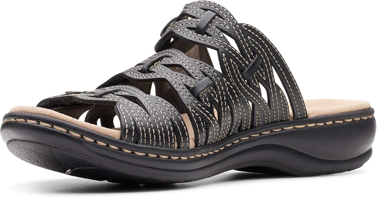 صندل های زنانه با پنجه بسته کلارکس مدل Leisa Faye