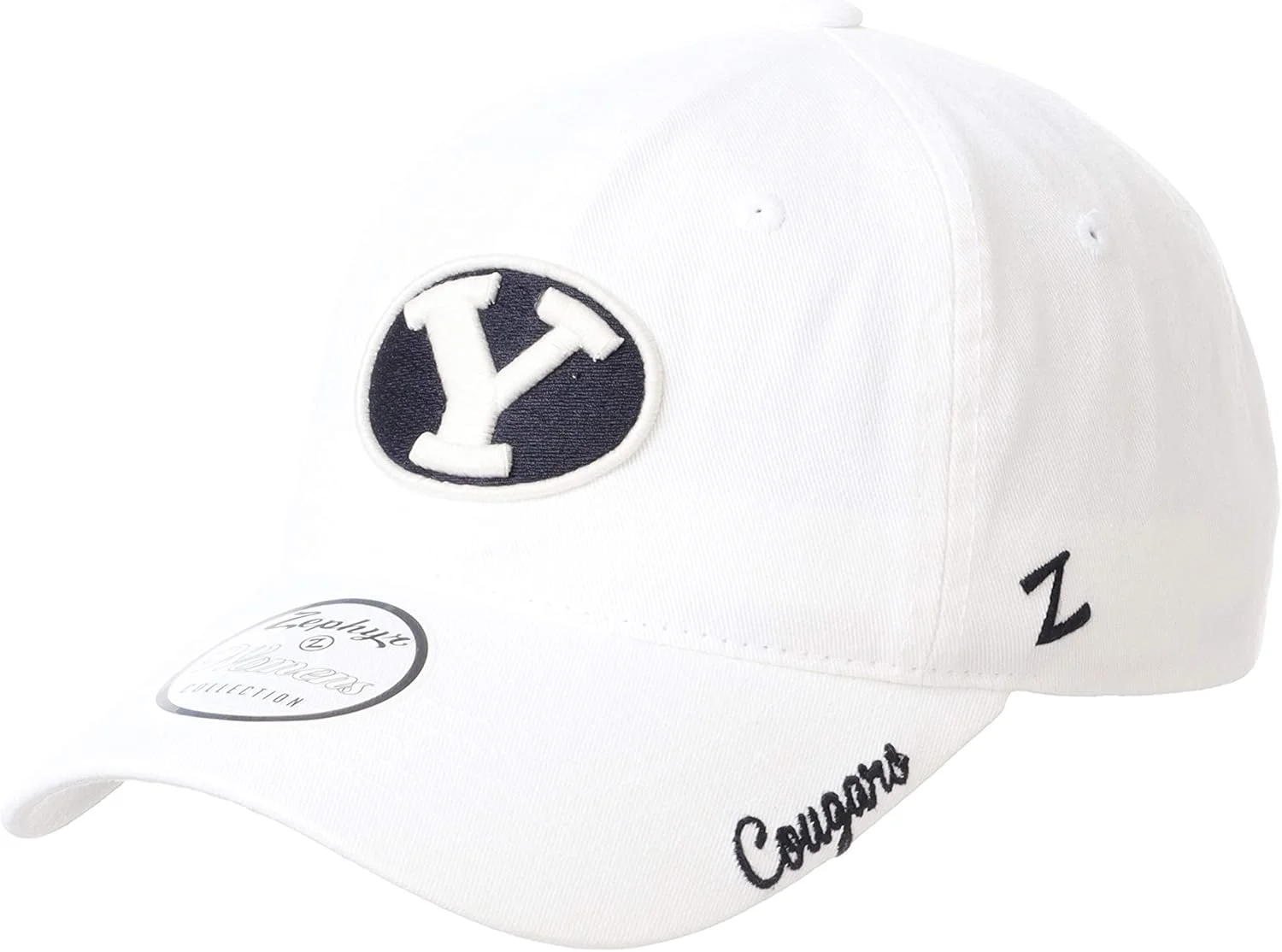 کلاه قابل تنظیم زنانه زفیر، طرح آیکون سفید