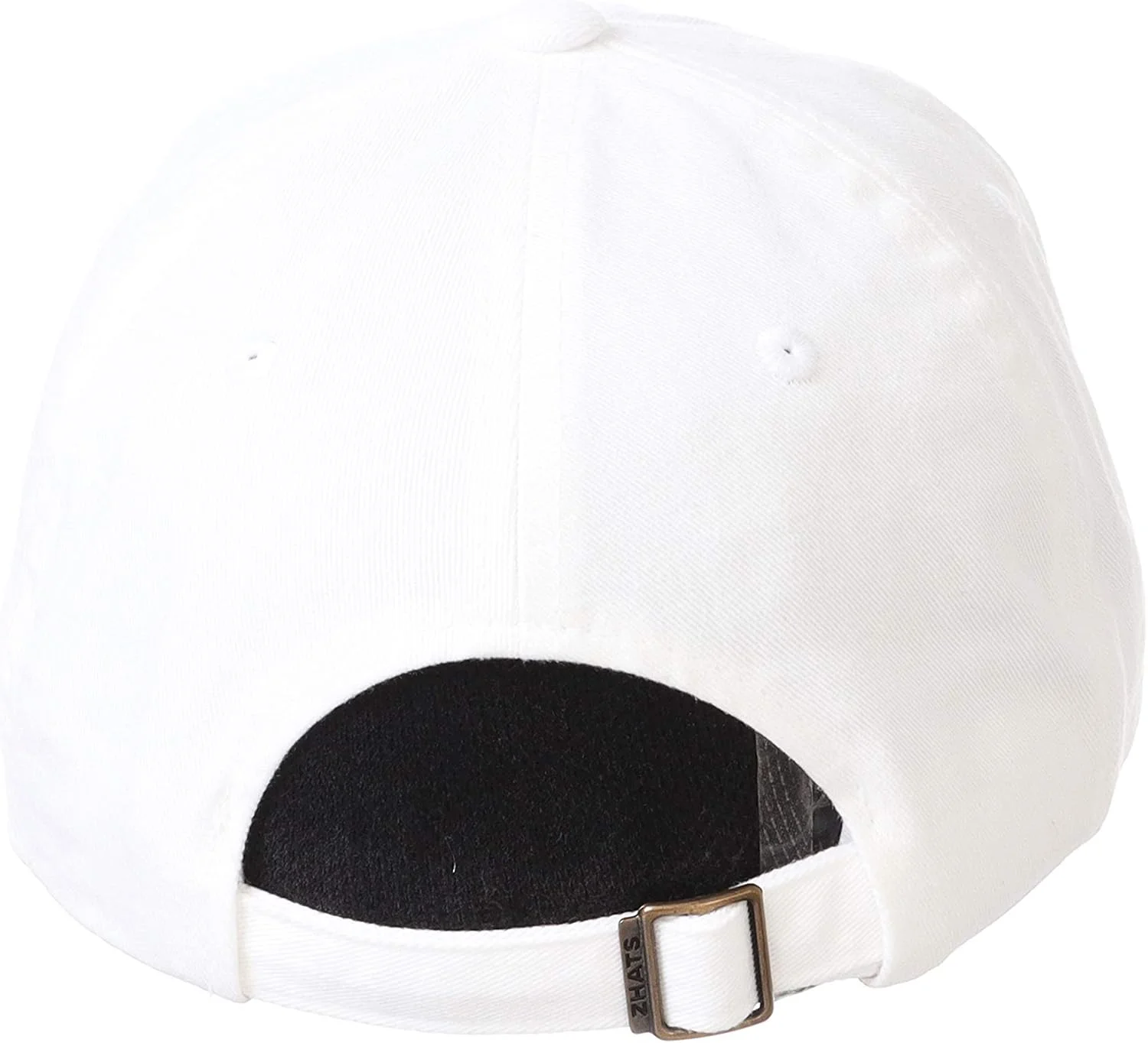 کلاه قابل تنظیم زنانه زفیر، طرح آیکون سفید کلاه قابل تنظیم زنانه زفیر، طرح آیکون سفید