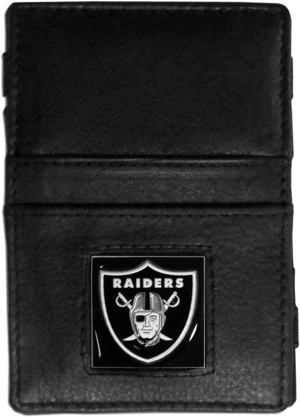 کیف پول نردبانی چرمی طرح Las Vegas Raiders