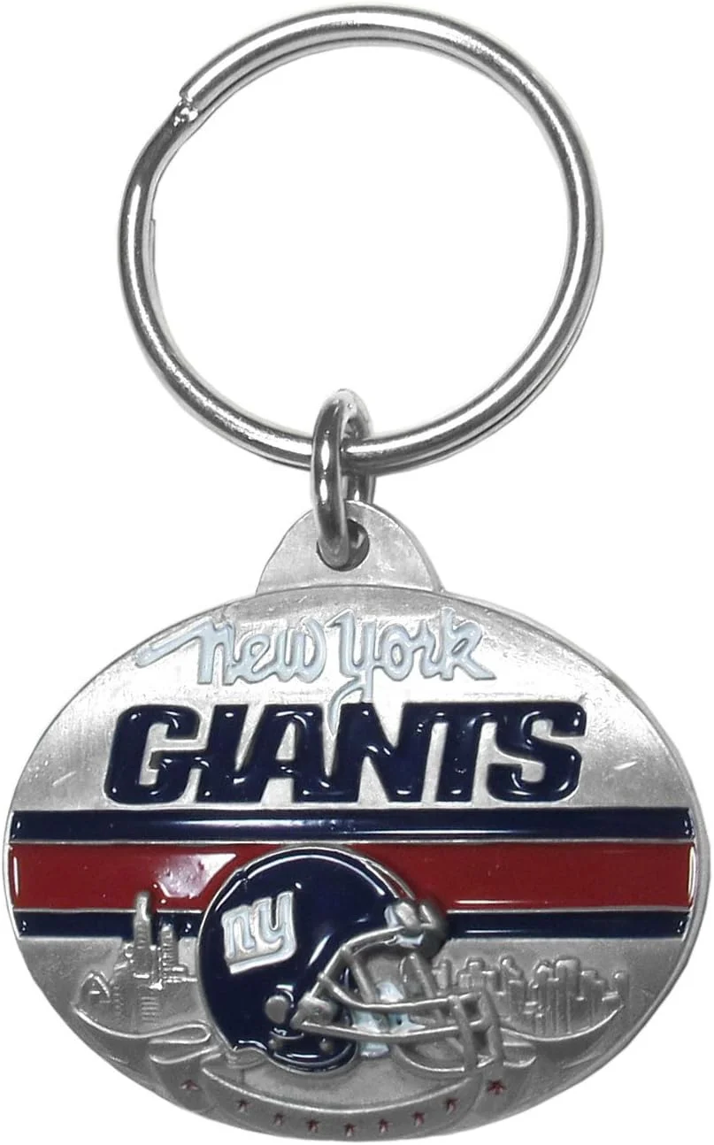 جاکلیدی فلزی حکاکی شده بیضی شکل ان اف ال سیسکیو اسپورتس