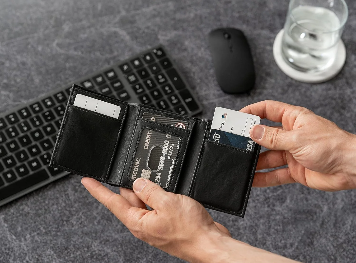 کیف پول سه لت حکاکی شده با لیزر Rico Industries NCAA - اکسسوری مردانه کیف پول سه لت حکاکی شده با لیزر Rico Industries NCAA - اکسسوری مردانه