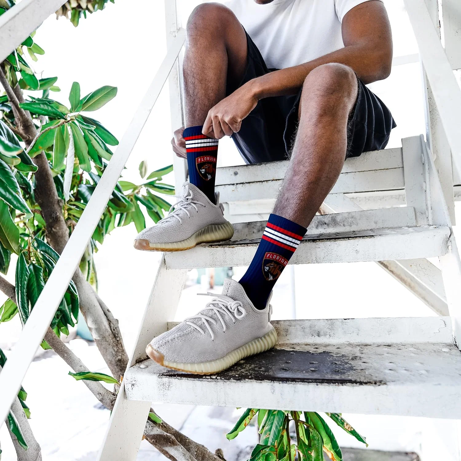 جوراب مچی طرح استتار ان‌سی‌ای‌ای (NCAA) مدل بوم، بسته 3 عددی، مناسب برای آقایان و بانوان