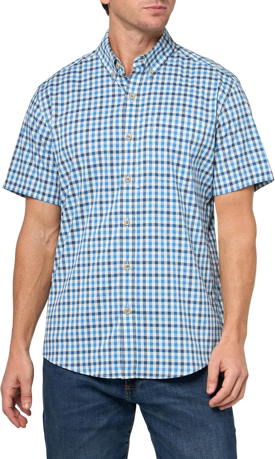 پیراهن آستین کوتاه مردانه ادی باور مدل Voyager Flex