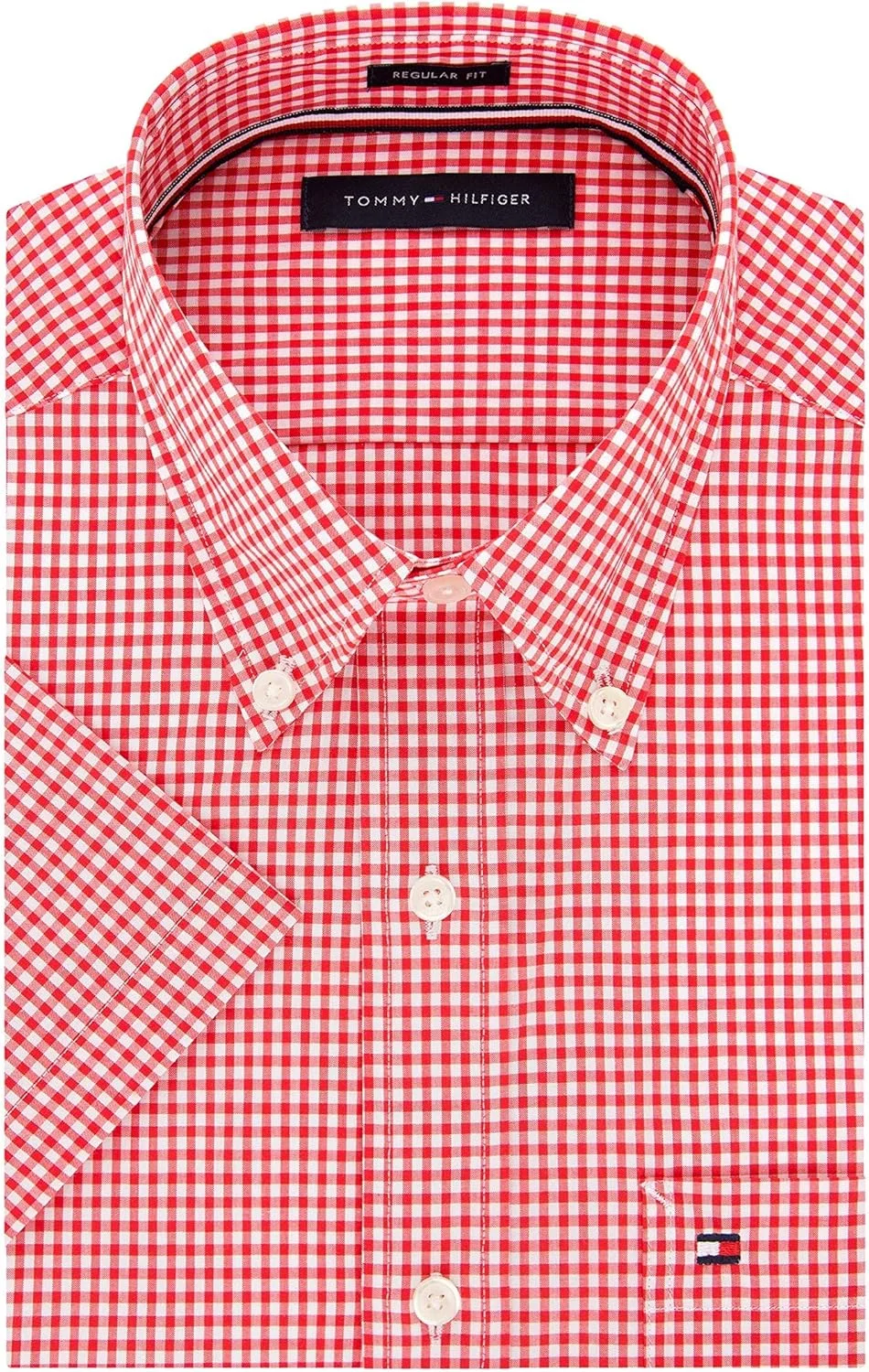 پیراهن آستین کوتاه دکمه دار تامی هیلفیگر