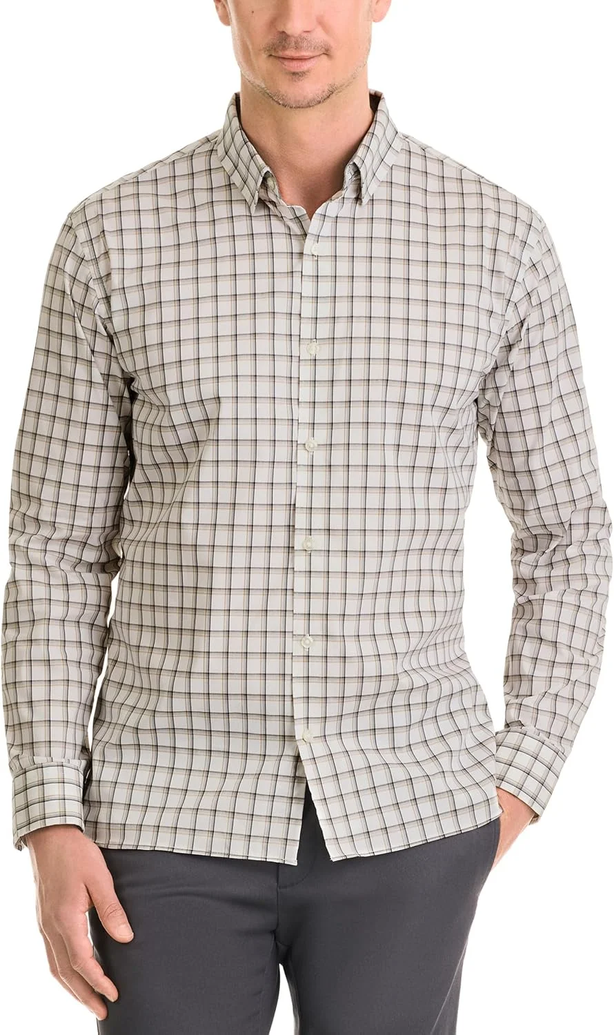 پیراهن مردانه ون هیزن، مدل کلاسیک، ضد لک، بدون نیاز به داخل شلوار، کشی و طرح‌دار