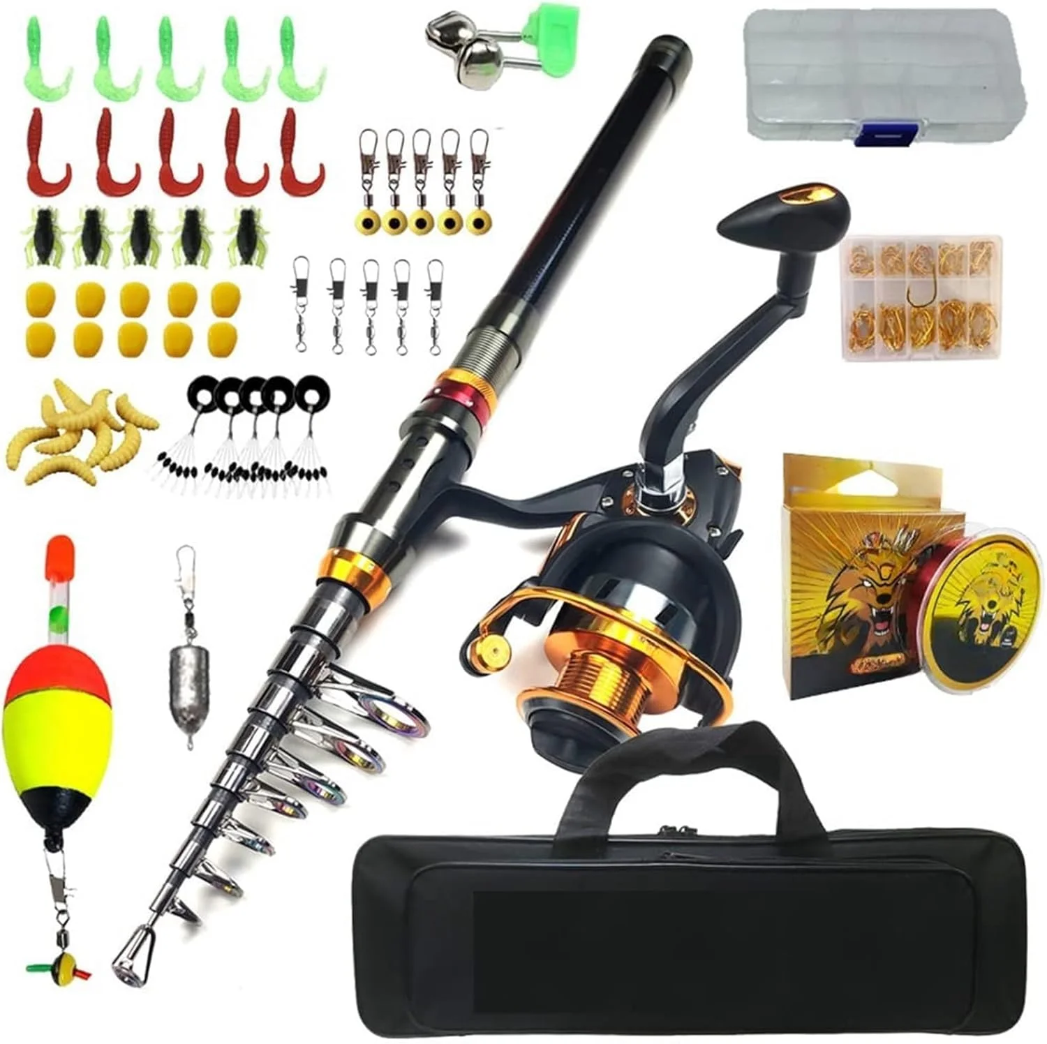 ست چوب و چرخ ماهیگیری فروشگاه وایت، ست چوب ماهیگیری آب شور و شیرین