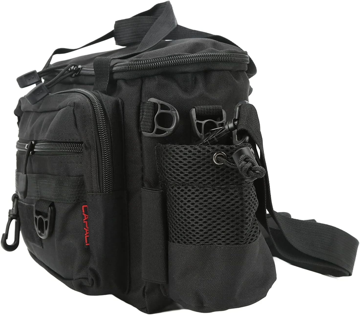 کیف لوازم ماهیگیری سوراندی 23 لیتری با بند شانه قابل تنظیم، ضد آب، ظرفیت بزرگ، چند منظوره، طراحی جداشدنی برای فعالیت های فضای باز