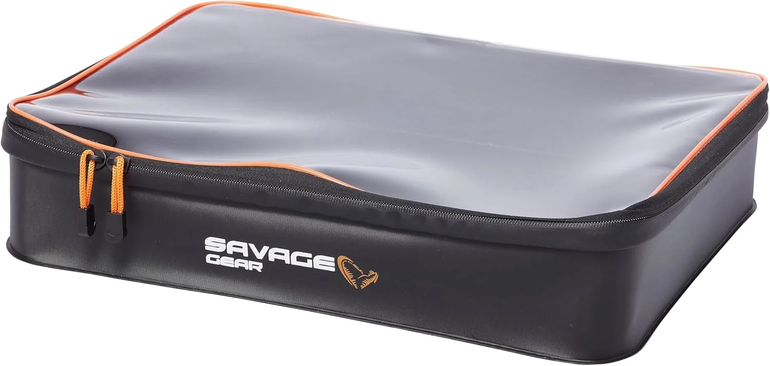 کیف طعمه Savage Gear WPMP - کیف ضد آب برای طعمه های ماهیگیری، محفظه EVA بادوام برای طعمه، کیف چند منظوره برای نگهداری تجهیزات ماهیگیری، ایده آل برای ماهیگیران در فضای باز، سایز متوسط