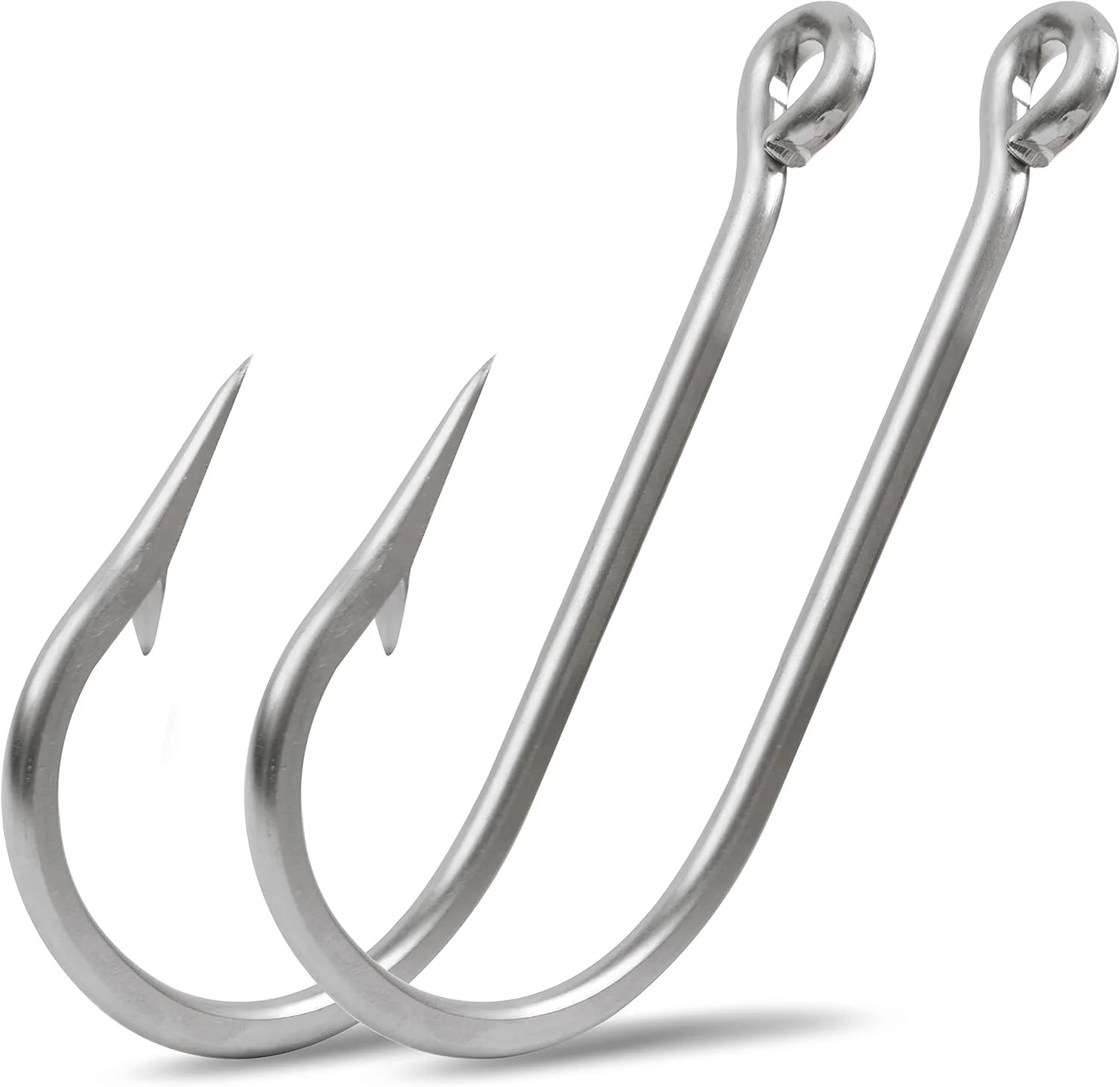 قلاب ماهیگیری آب شور بزرگ، مناسب برای ماهی های بزرگ، جنس استیل ضد زنگ، قلاب های ماهیگیری J شکل بسیار قوی برای ماهی تن، اره ماهی و گربه ماهی، سایز 5/0-20/0