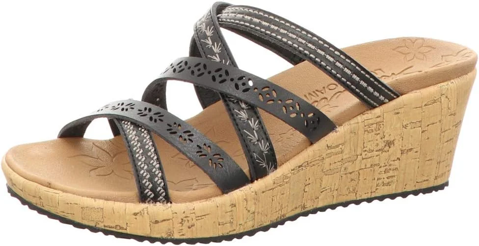 صندل لژدار زنانه اسکیچرز