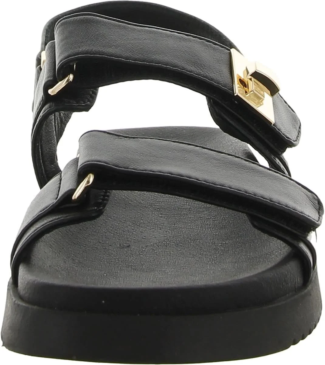 صندل زنانه استیو مادن مدل مونا چرم مشکی، سایز 37 اروپا