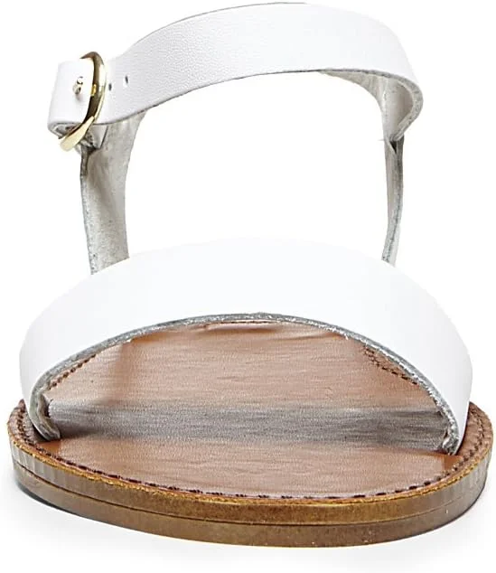 صندل زنانه استیو مادن مدل DONDDI چرم سفید سایز 39 اروپا