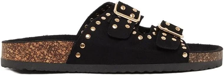 صندل تخت زنانه استایلی با نوک باز و تزیینات نگین‌دار