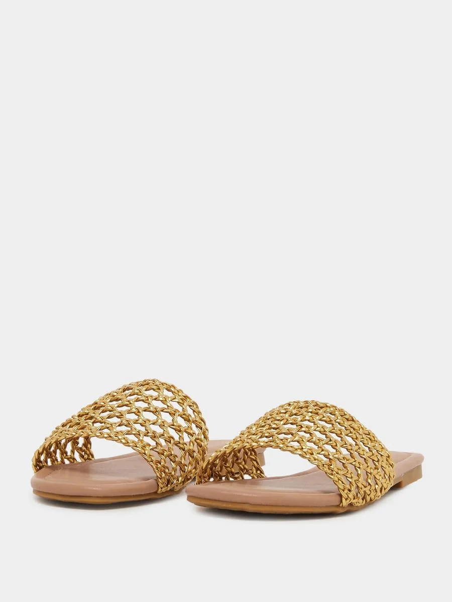 صندل تخت زنانه استایلی با طرح بافت باز