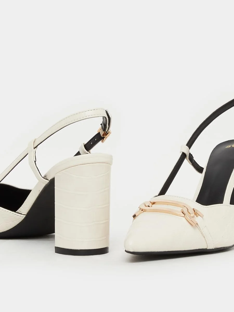 کفش های پاشنه بلند زنانه استایلی با طرح پوست کروکدیل