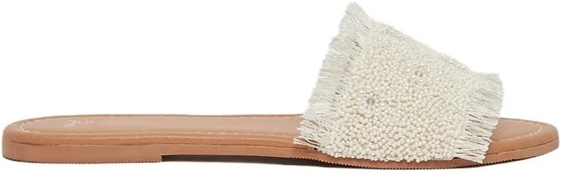 صندل تخت زنانه استایلی با بافت و تزیین مروارید