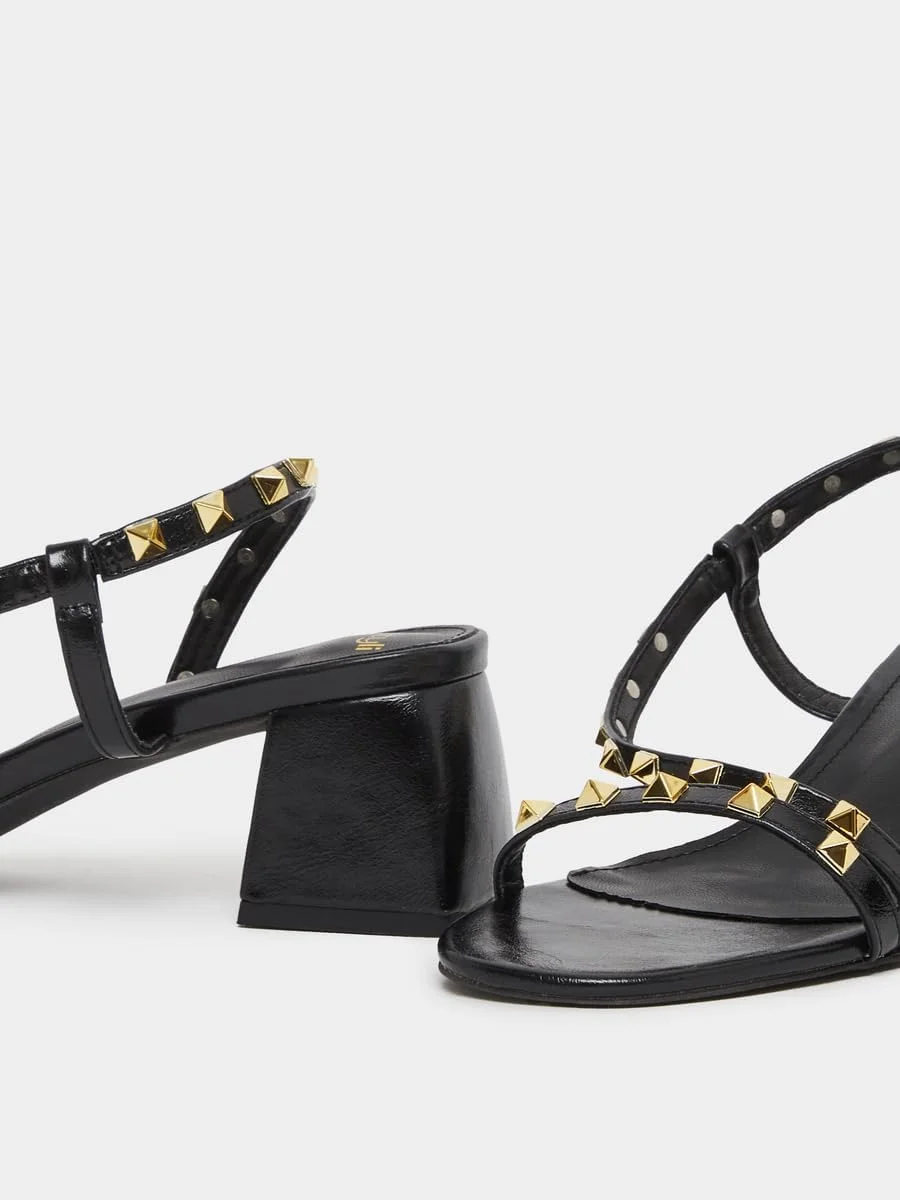 صندل پاشنه بلند زنانه استایلی با تزیینات نگین