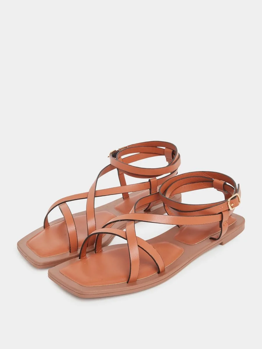 صندل تخت بنددار زنانه استایلی