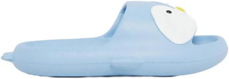 صندل روفرشی زنانه استایلی طرح پنگوئن آبی