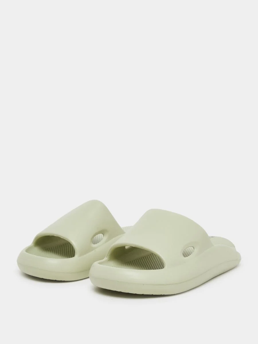 صندل راحتی زنانه استایلی، سبز ساده