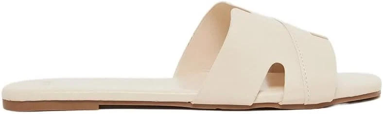 صندل های تخت زنانه استایلی با ظاهر چرم