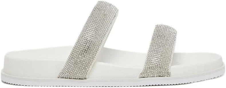 صندل های روفرشی زنانه استایلی با تزیینات براق