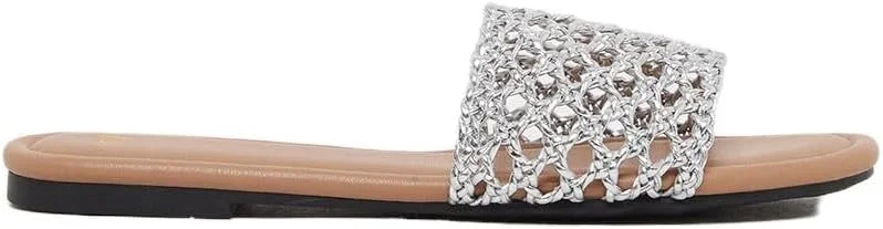 صندل های تخت زنانه استایلی با طراحی بافت باز