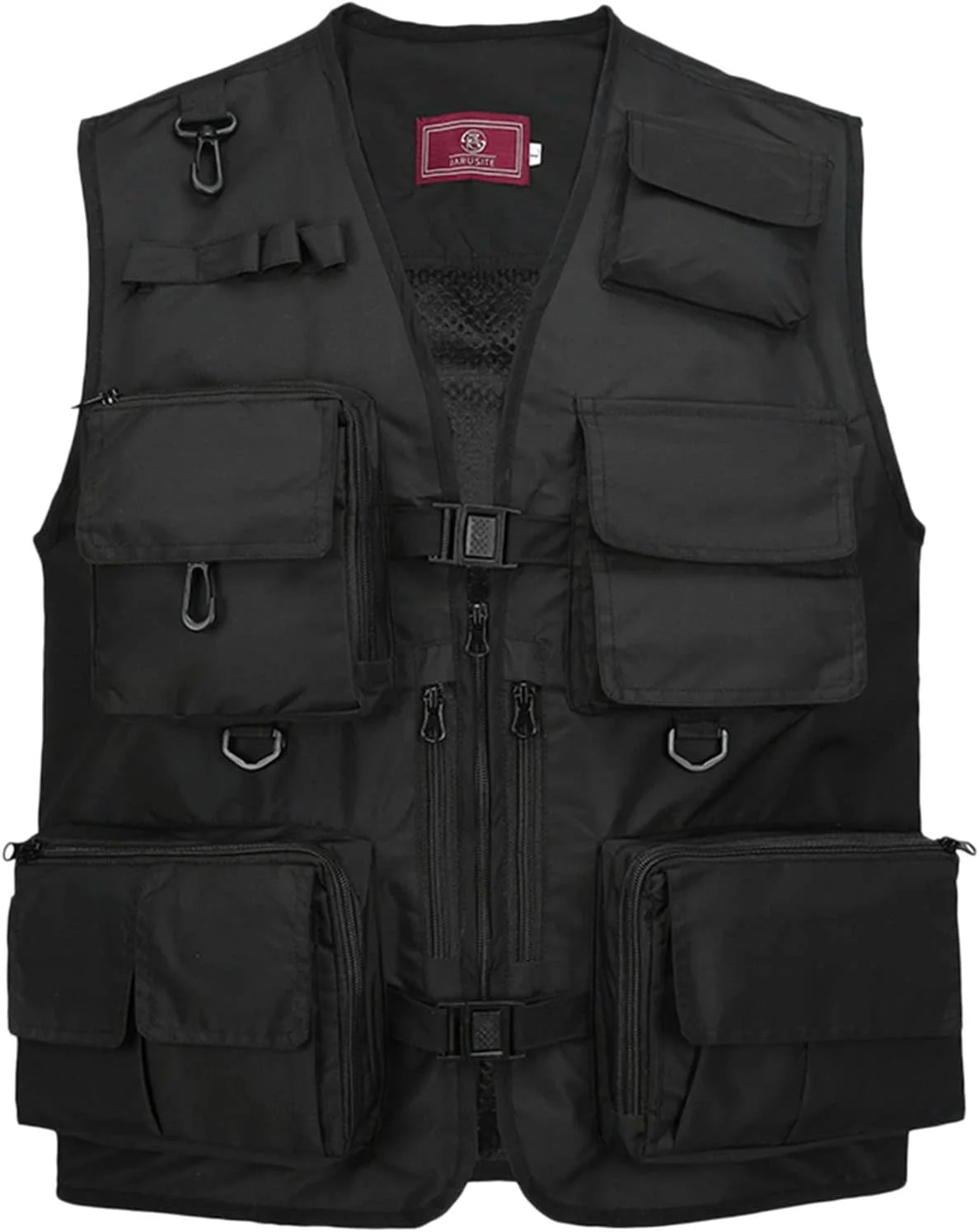 جلیقه چند جیب عکاسی ماهیگیری مردانه موریلیان، جلیقه توری تابستانی عکاس ماهیگیری، جلیقه خشک‌شونده سریع، سایز 30