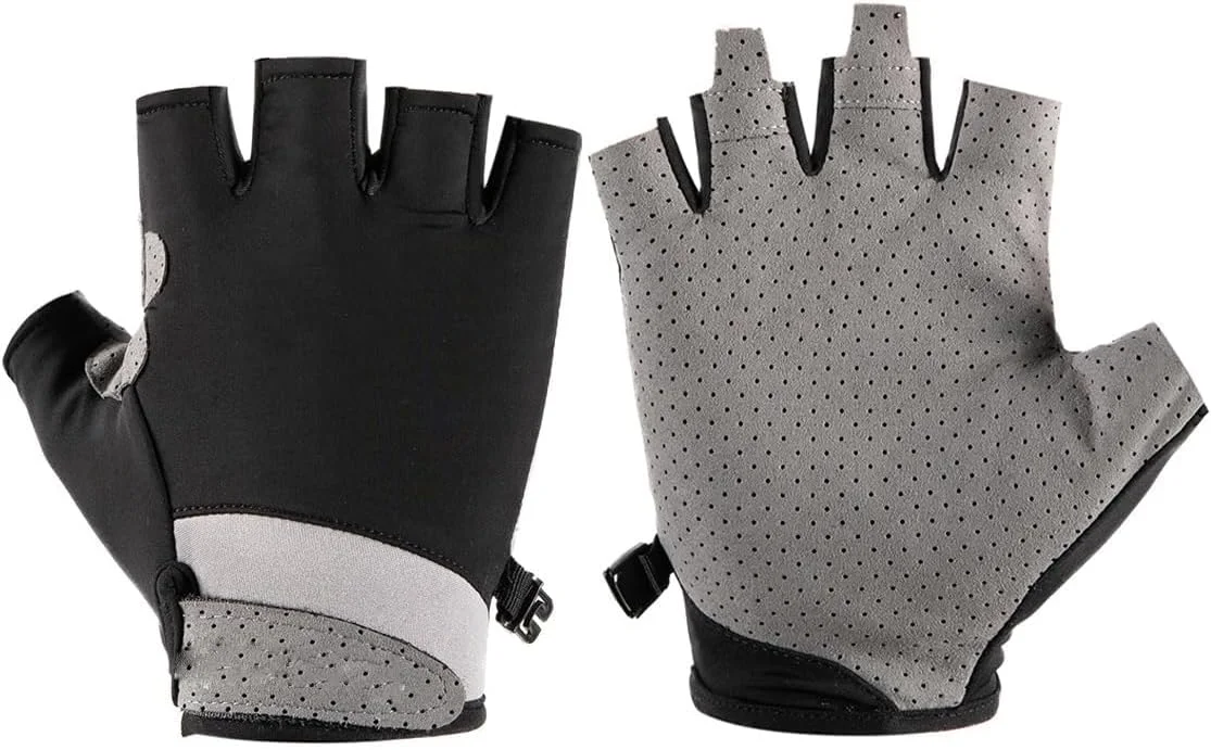 دستکش های بدون انگشت محافظت از اشعه ماوراء بنفش NALACAL برای رانندگی و ماهیگیری - محافظت در برابر آفتاب برای زنان و مردان