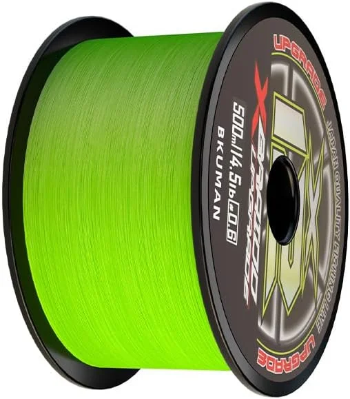 HASTHIP® قرقره نخ ماهیگیری پلی اتیلن 120 متری، نخ ماهیگیری بافته شده پلی اتیلن با قطر 0.30 میلی متر با کیفیت بالا، پوشش 6 لایه، نخ بافته شده 12 رشته ای فوق العاده قوی، نخ های ماهیگیری برای ماهیگیری آب شور