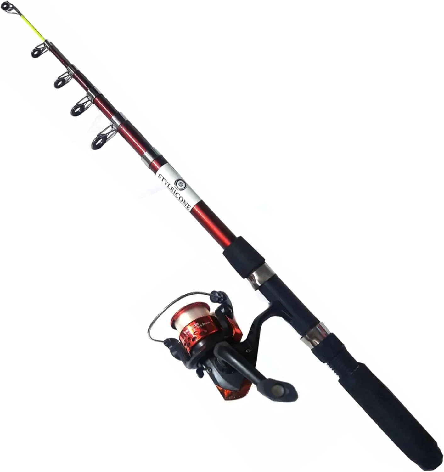 مجموعه چوب ماهیگیری روی کارت، انتخاب از بین 1.8، 2.4 یا 3 متر - قوی، سبک و سازگار برای تجربیات آب شیرین و آب شور، ایده آل برای ماهیگیران مبتدی و با تجربه