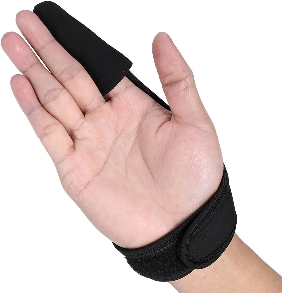 دستکش ماهیگیری، محافظ انگشت شست مشکی راحت، محافظ انگشت اشاره تکی، دستکش کشی مناسب ماهیگیری در فضای باز