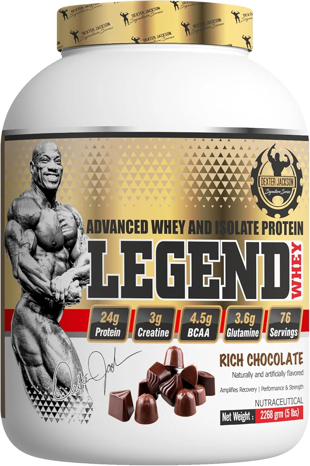 پروتئین وی گلد لجند سری امضای دکستر جکسون