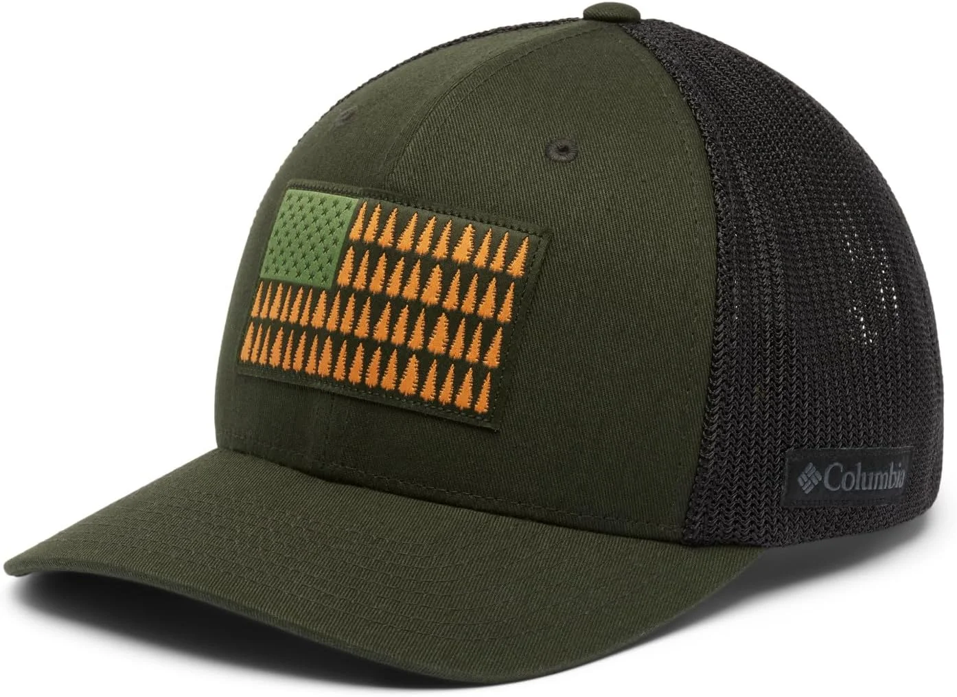 کلاه کپ توپی توری پرچم درختی کلمبیا - مناسب برای آقایان و بانوان