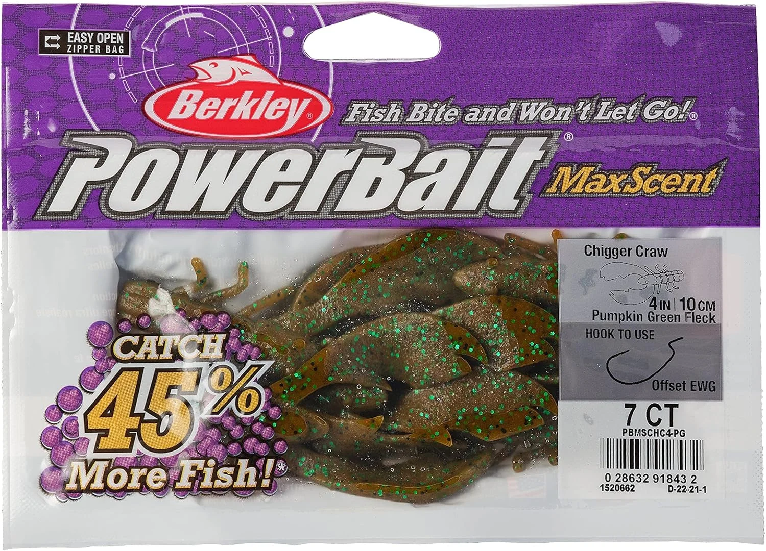 طعمه نرم ماهیگیری برکلی PowerBait MaxScent