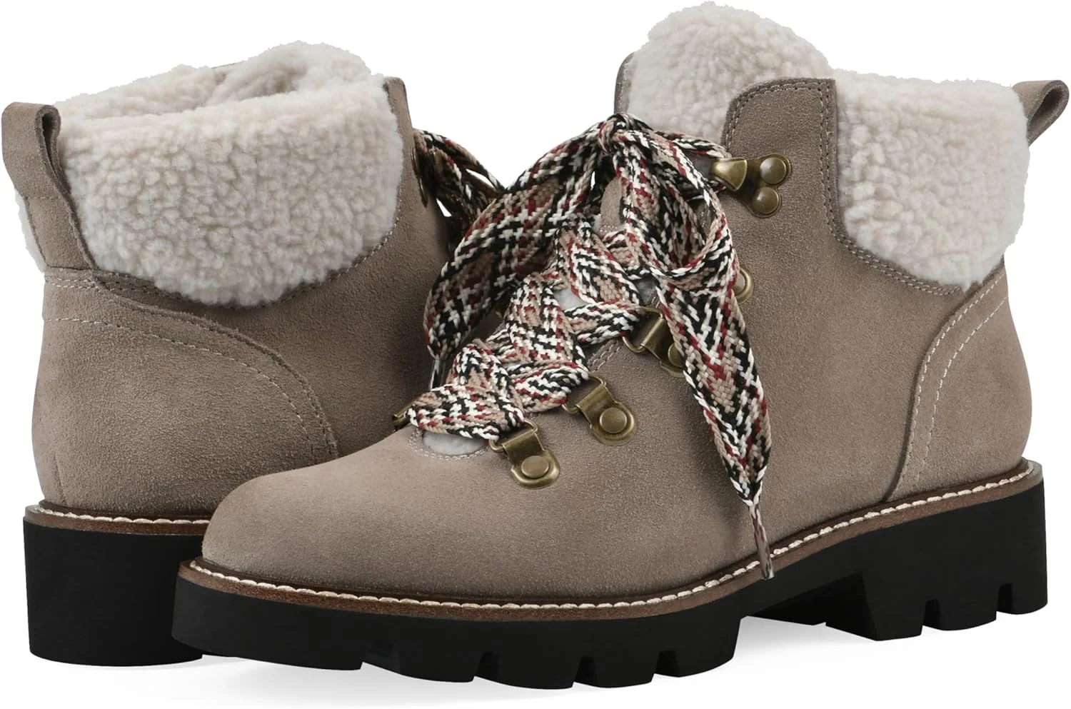 نیم بوت زنانه وایت مانتین مدل Gloving با خز مصنوعی