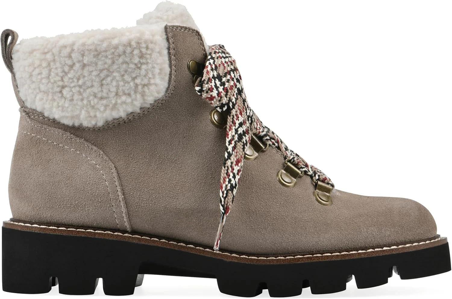 نیم بوت زنانه وایت مانتین مدل Gloving با خز مصنوعی